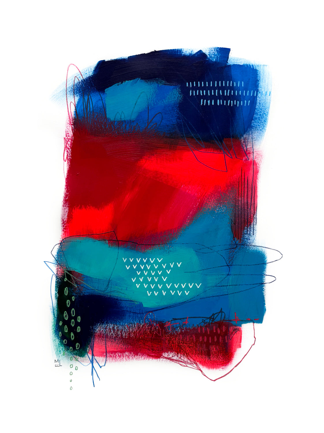 Brouhaha de couleurs 1, 11x14"