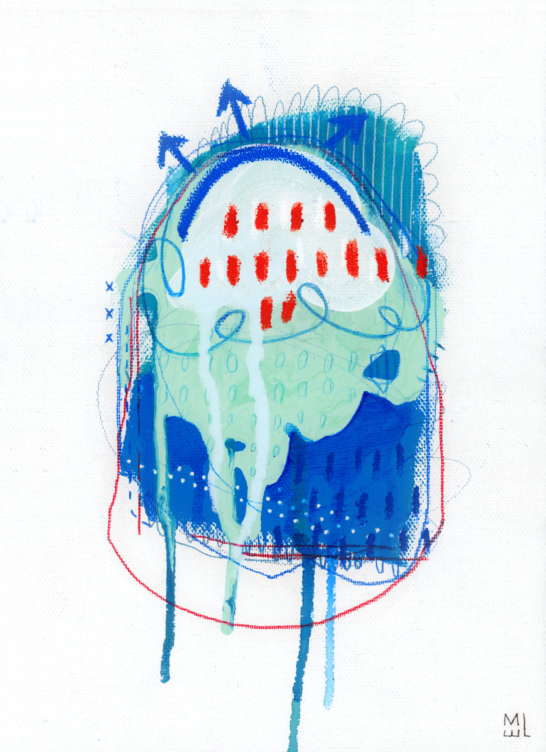 Ice Ice Baby, 9x12"