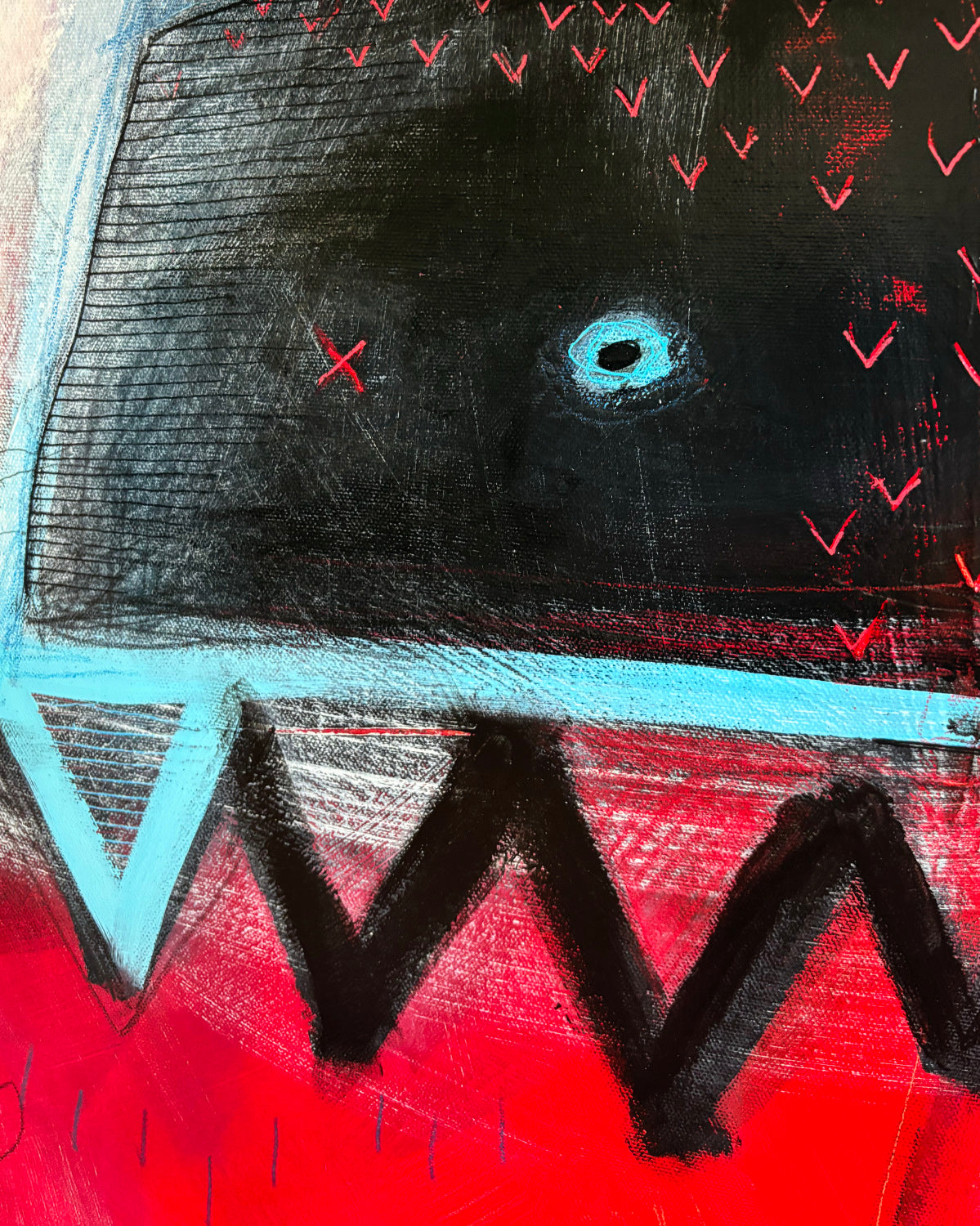 We’re all mad here, 40x48"