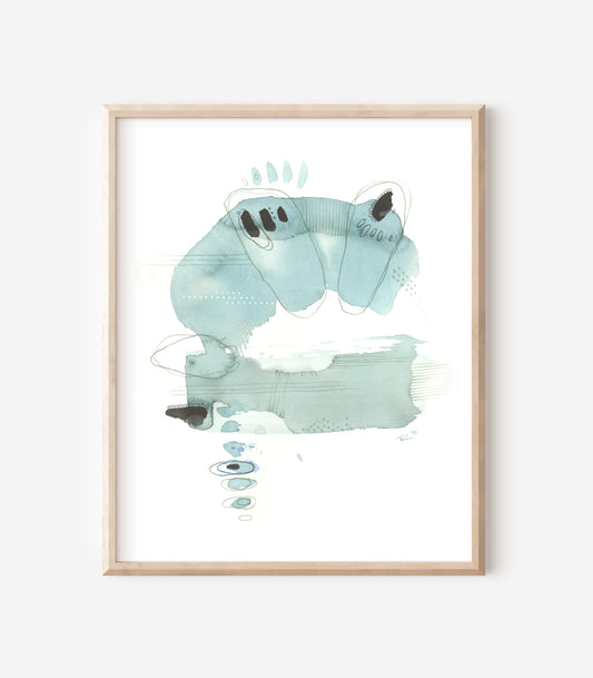 Abstraction 2, 11x14"