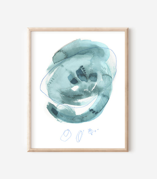 Abstraction 10, 11x14"