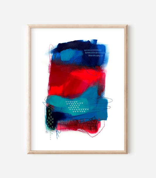Brouhaha de couleurs 1, 11x14"