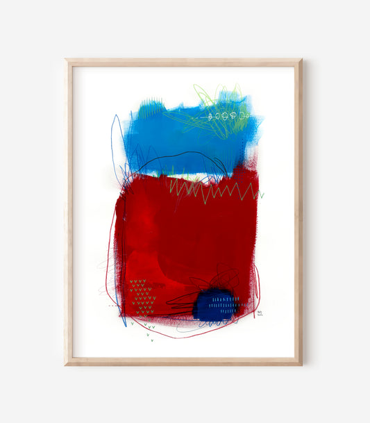 Brouhaha de couleurs 2, 11x14"