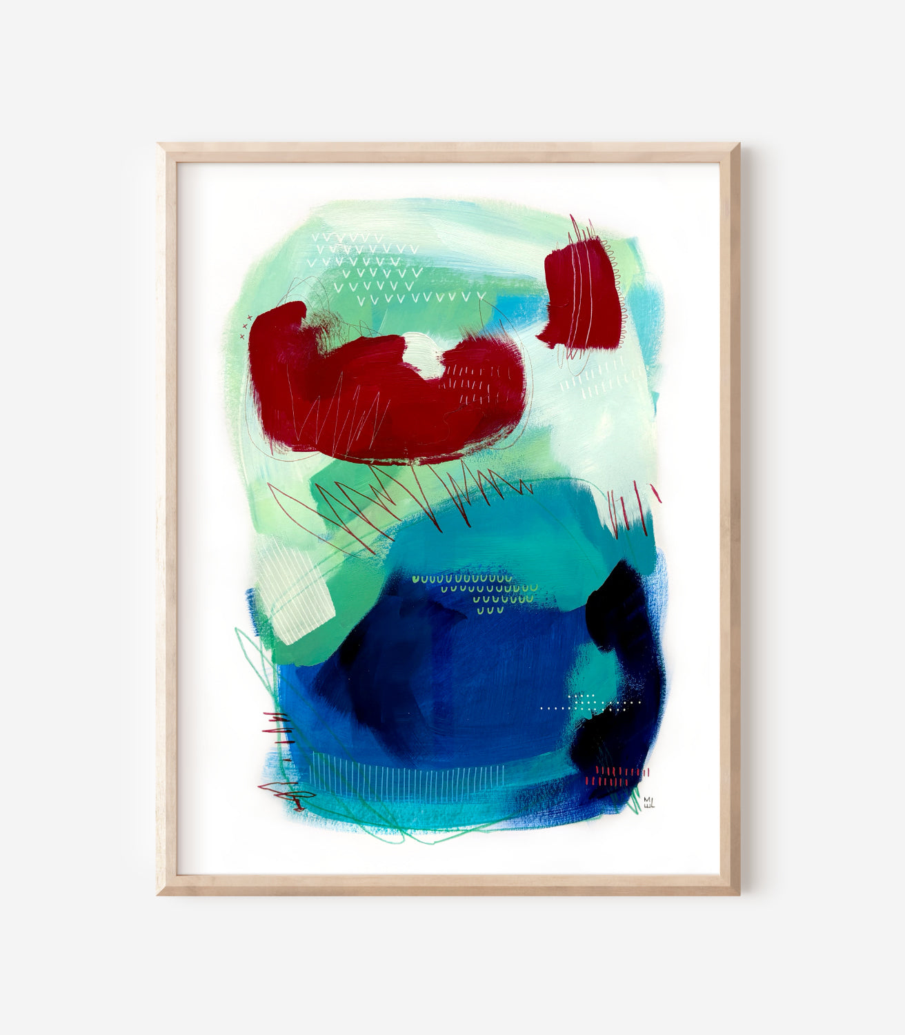 Brouhaha de couleurs 3, 11x14"