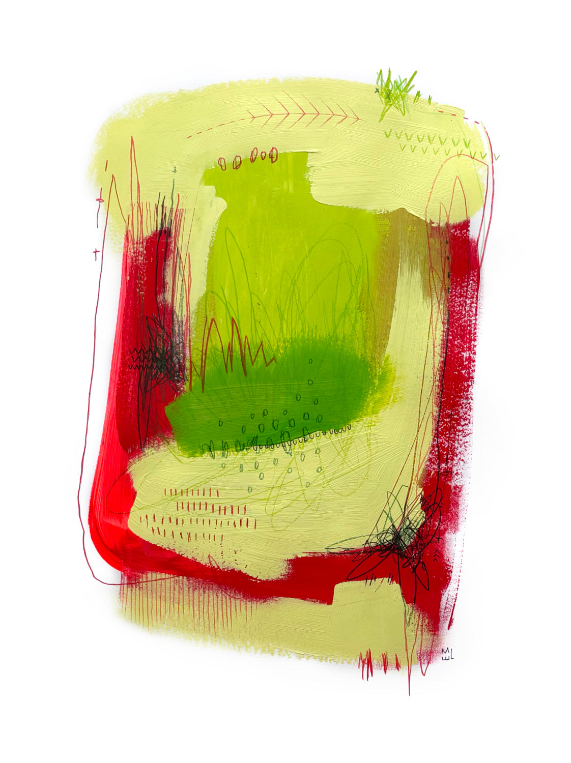 Brouhaha de couleurs 4, 11x14"