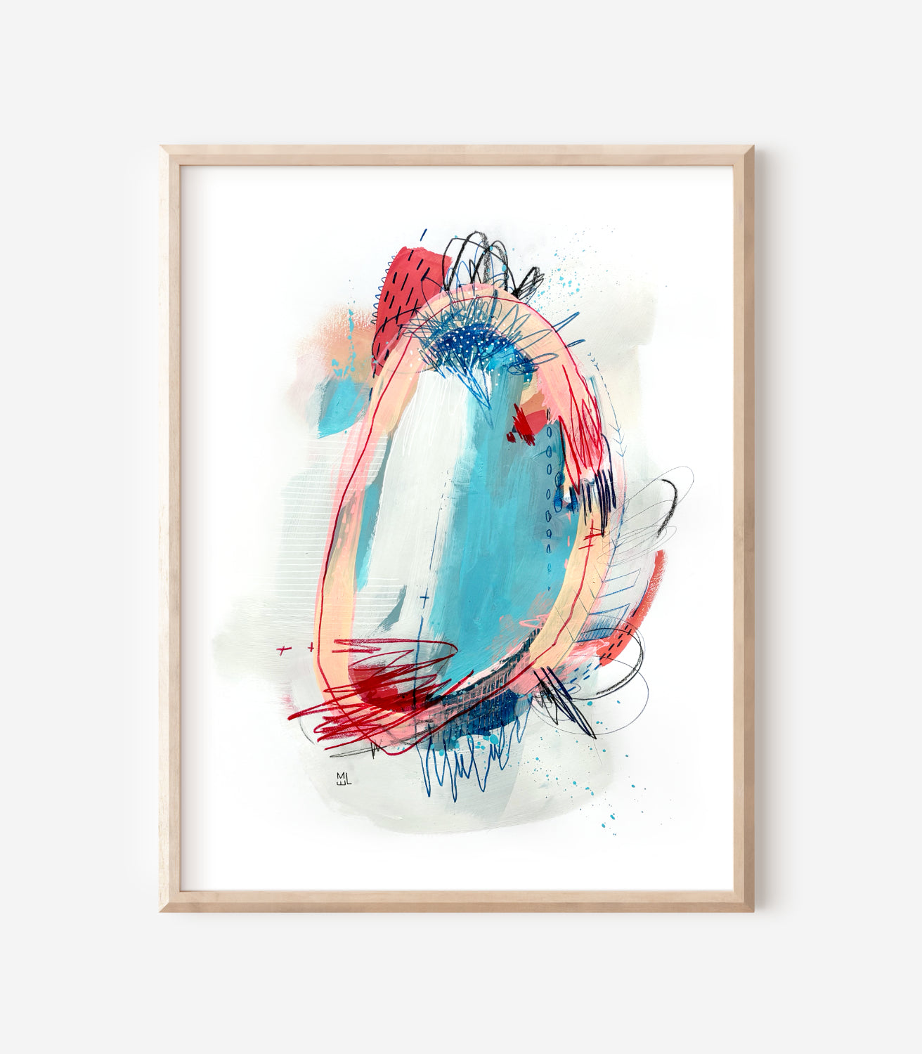 Crayon en cavale 4, 11x14"