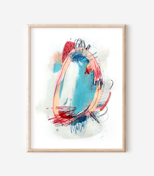 Crayon en cavale 4, 11x14"