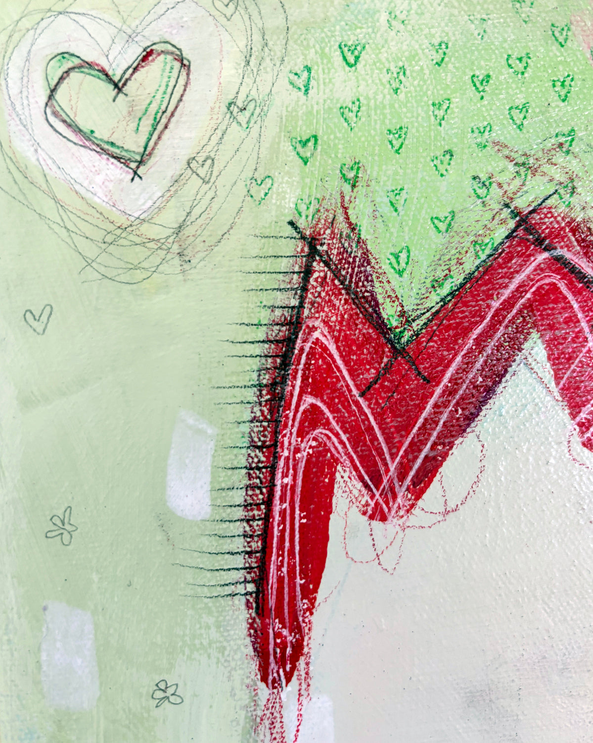 Marcel en amour, 10x12"