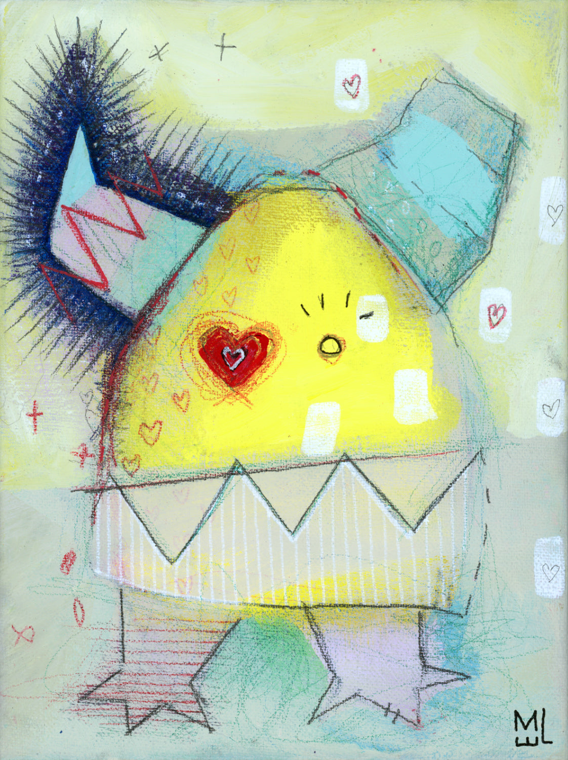 Arlo la malice, 6x8"