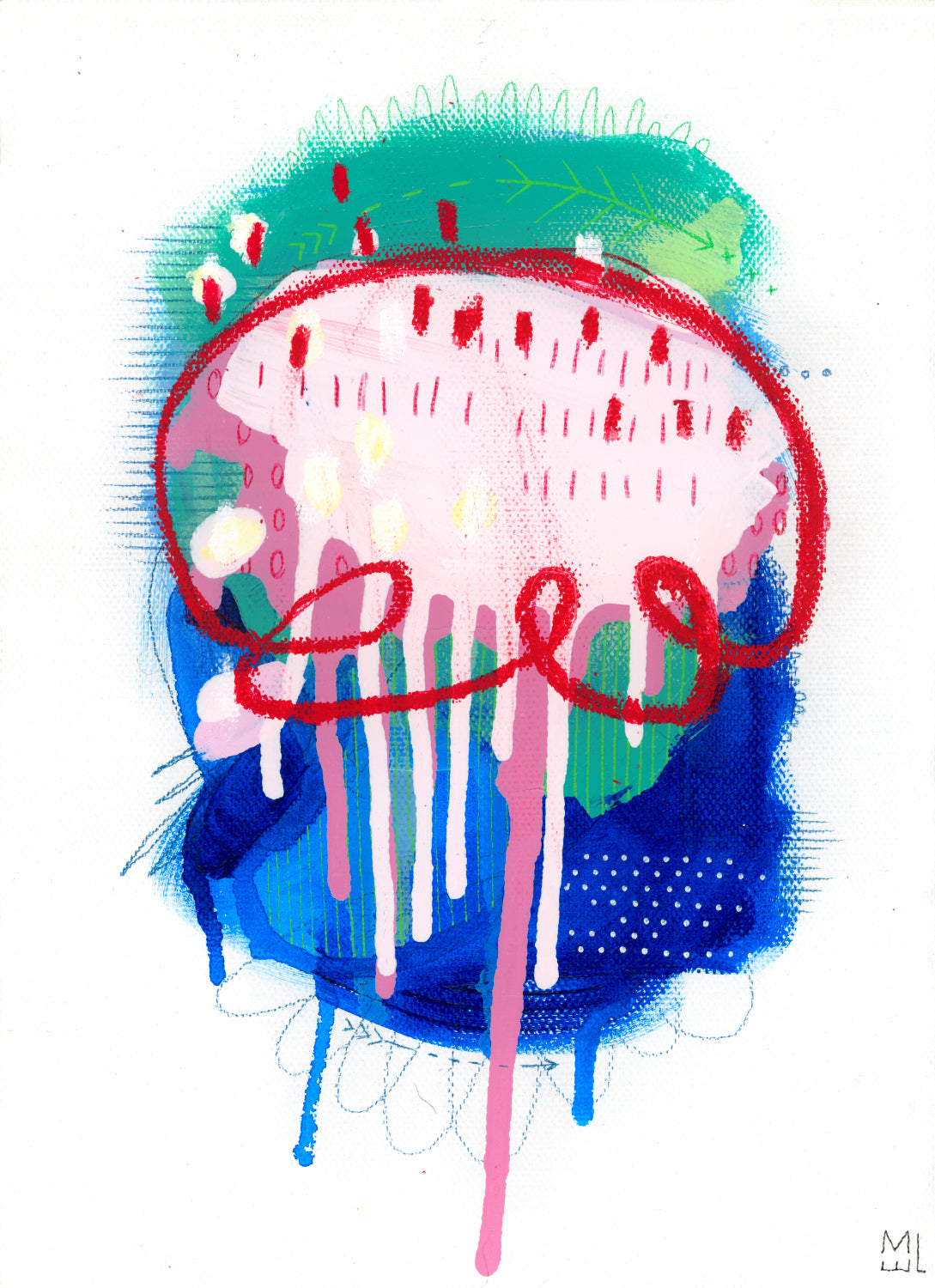 Brain Freeze, 9x12"