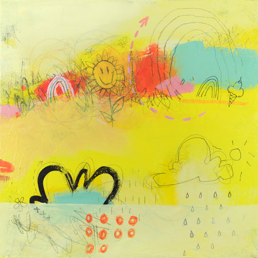 Ça sent le soleil, 12x12"