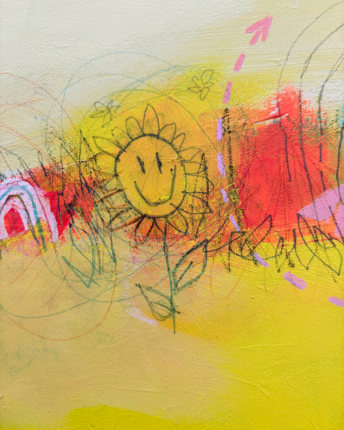 Ça sent le soleil, 12x12"