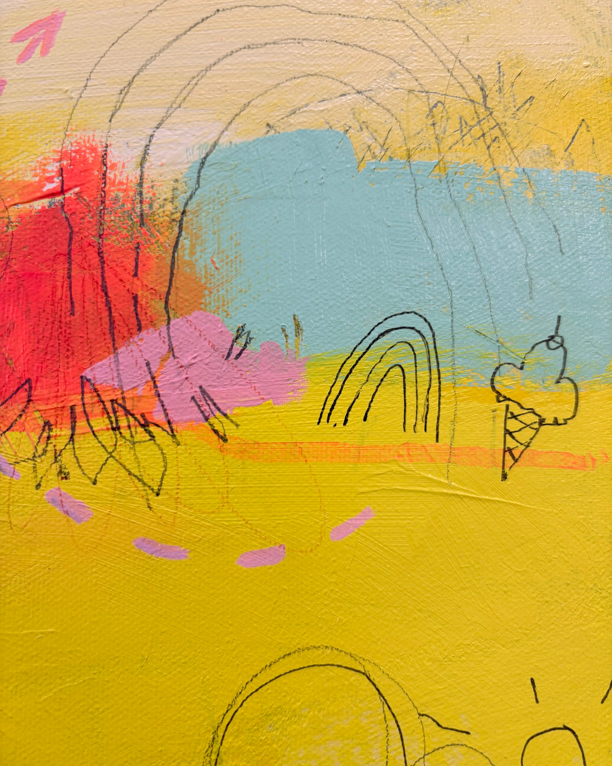 Ça sent le soleil, 12x12"