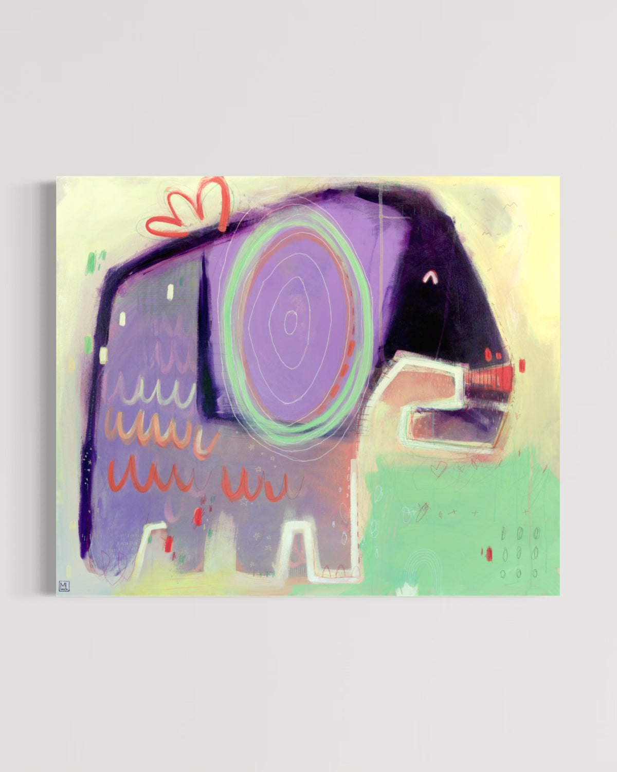 Dumbo’s feather, 40x48"