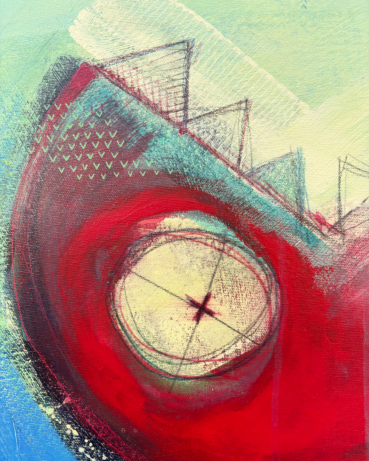 Hide. Wait. Strike!, 24x30"