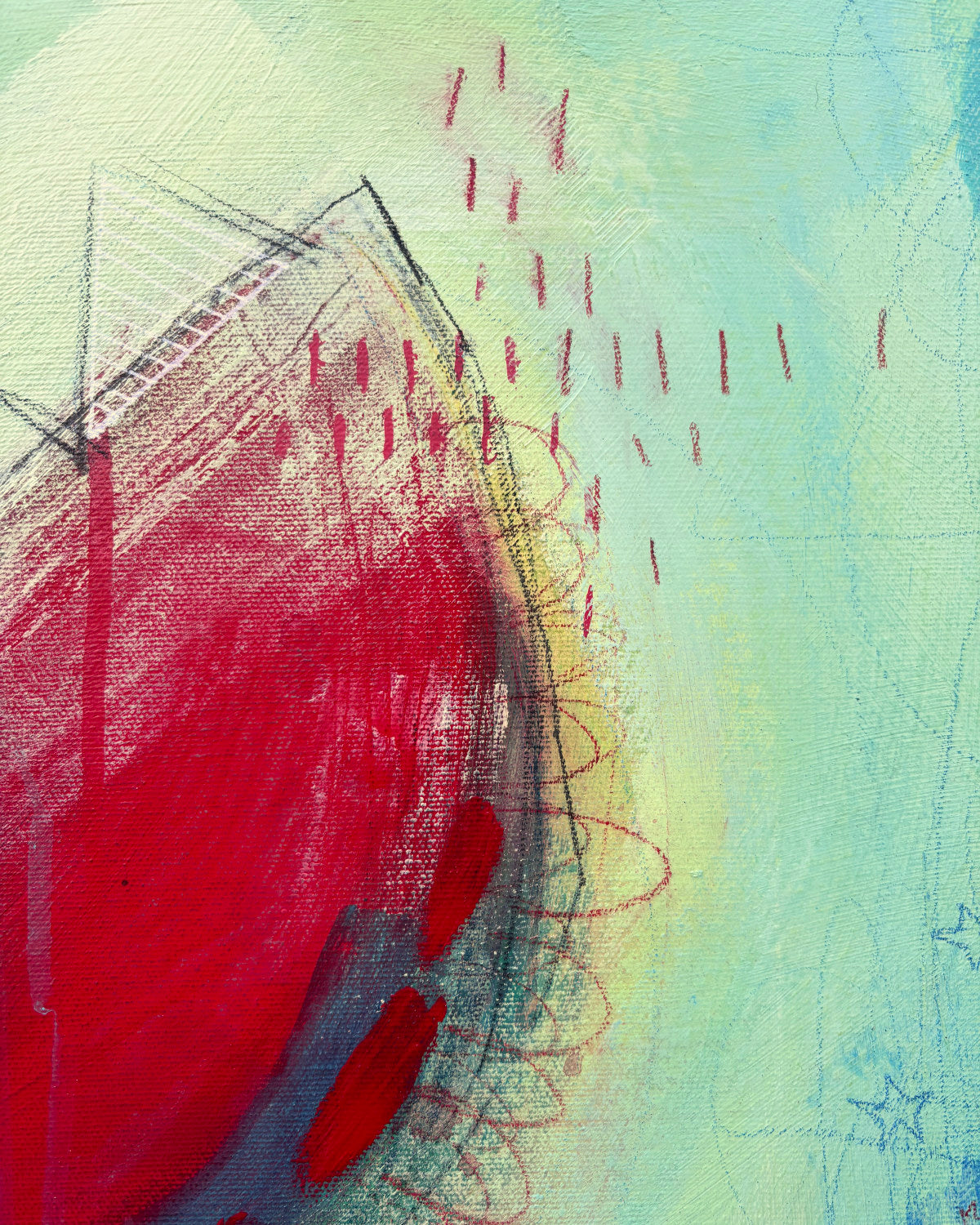 Hide. Wait. Strike!, 24x30"