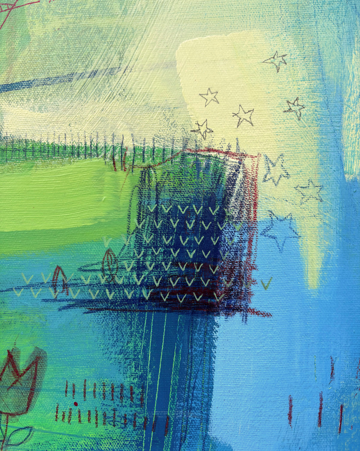 Hide. Wait. Strike!, 24x30"