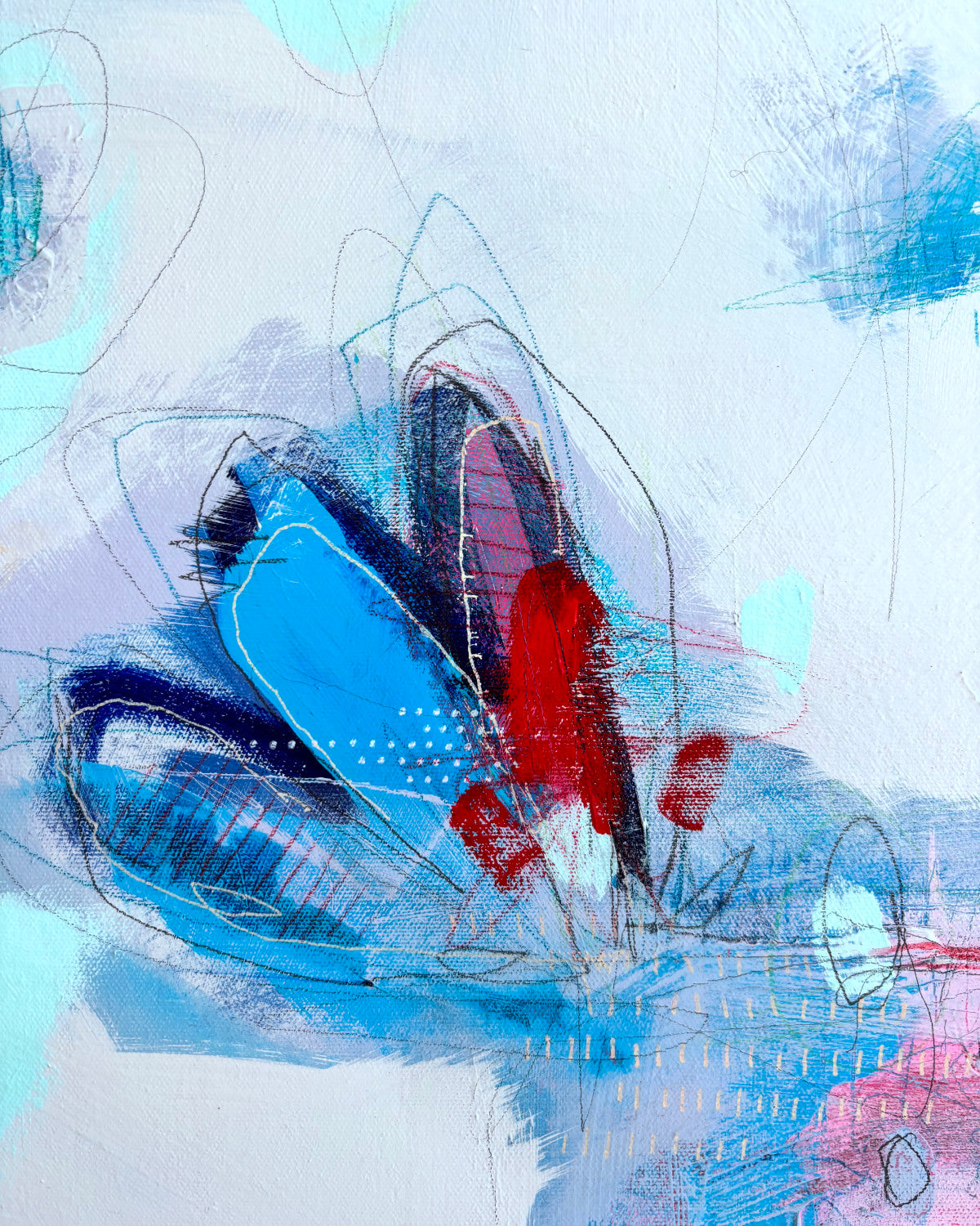 Jurassic Spark, 36x60"
