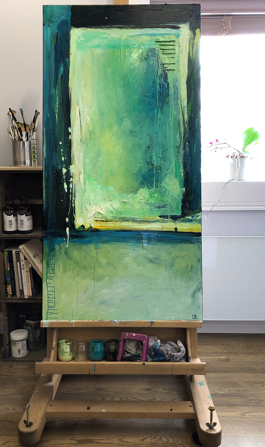 La forêt, 24x48"