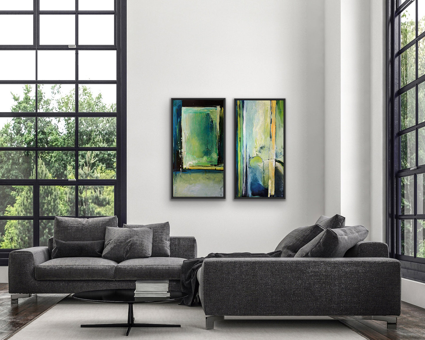 La forêt, 24x48"