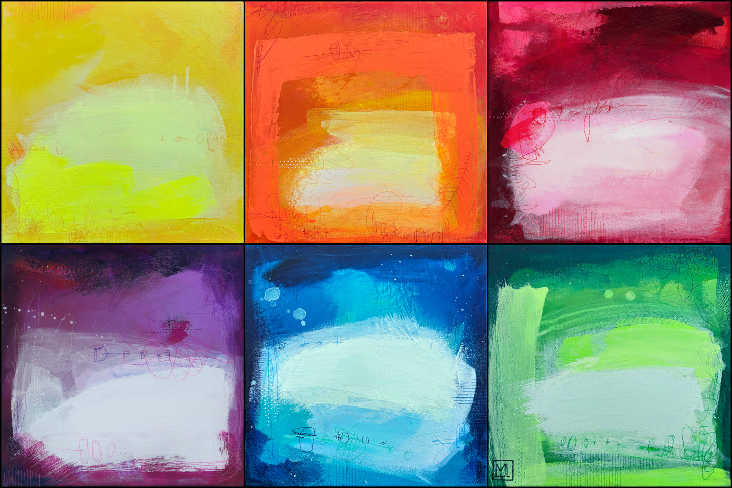 Living in full color, 36x24"