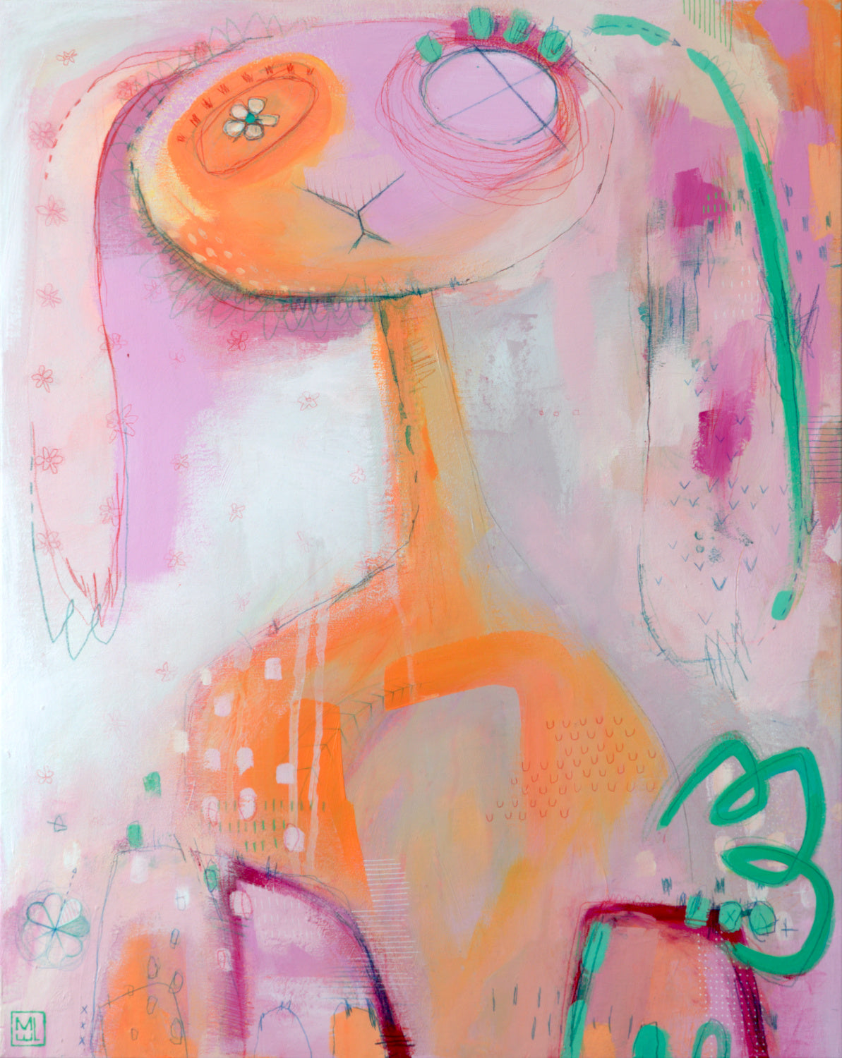 Lucky Break, 24x30"
