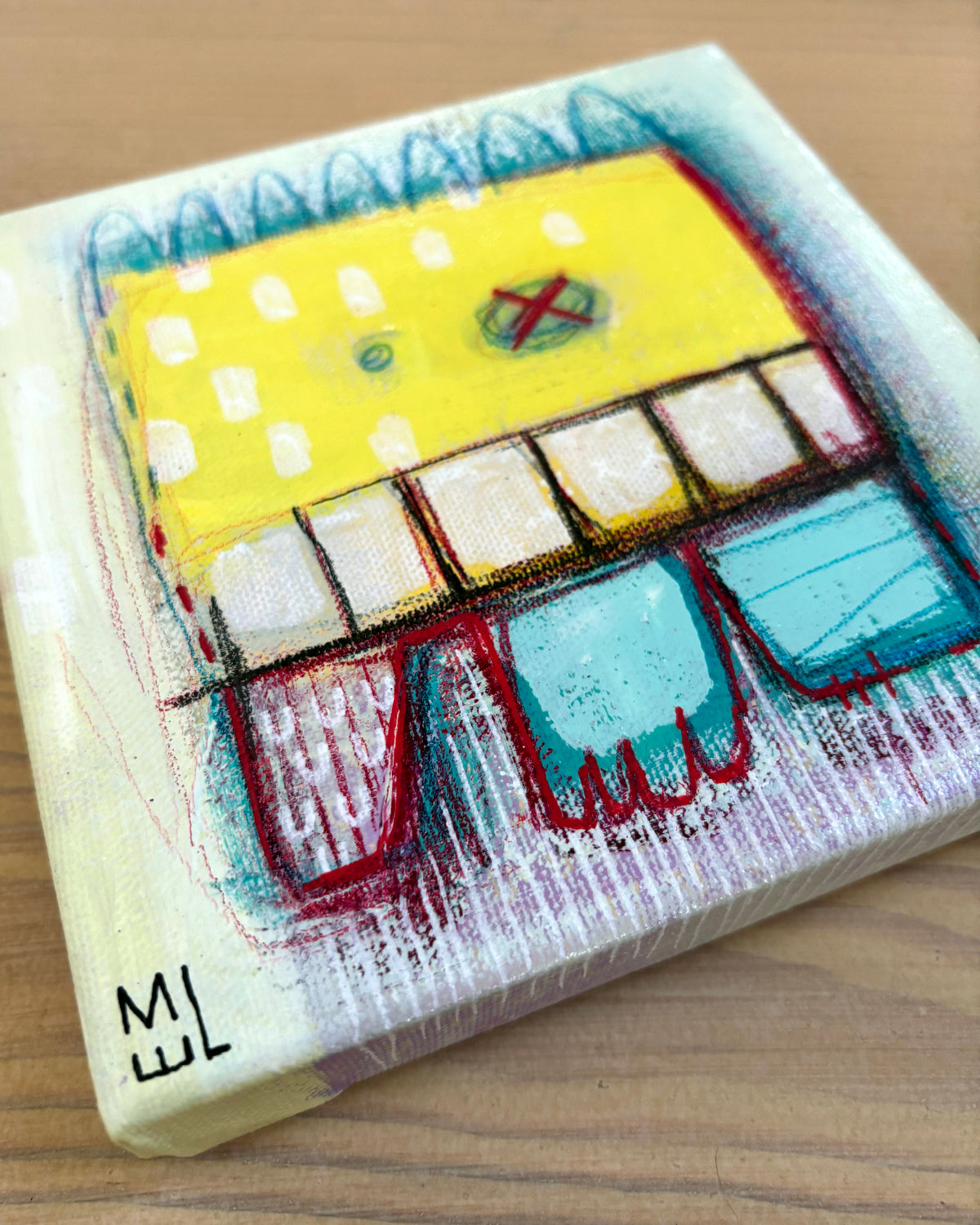 Momo le trouble-fête, 6x6"