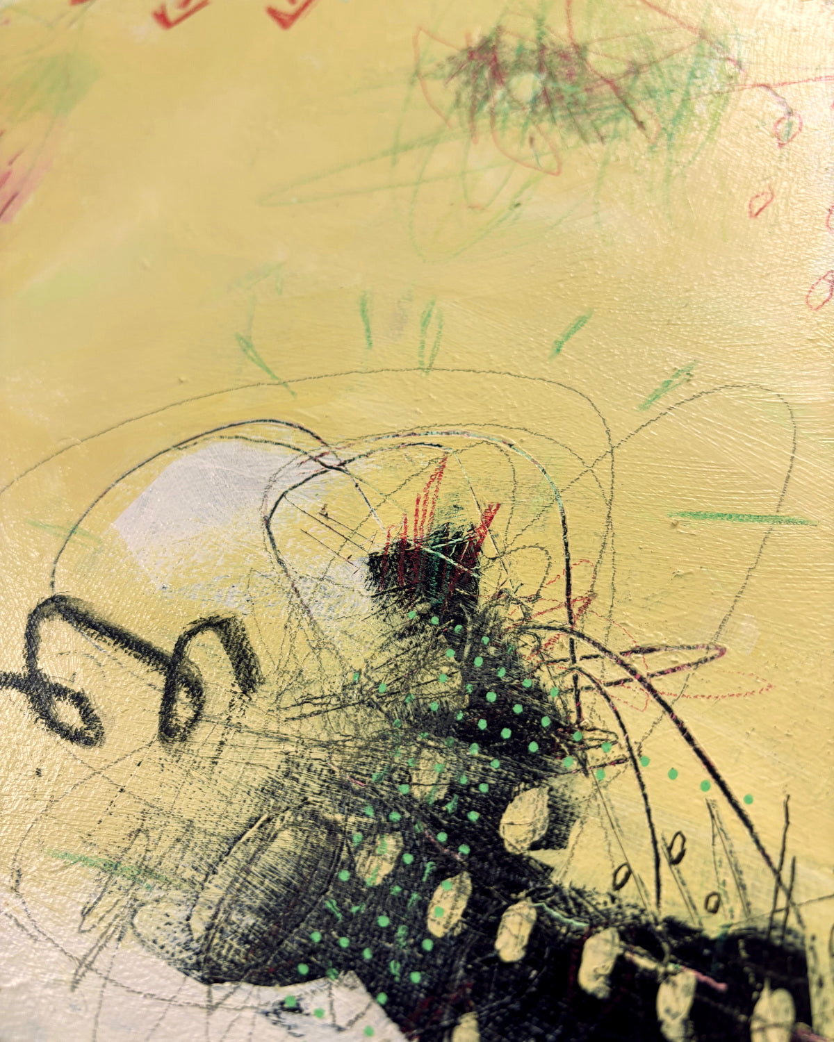 Quand la pluie rit, 12x12"