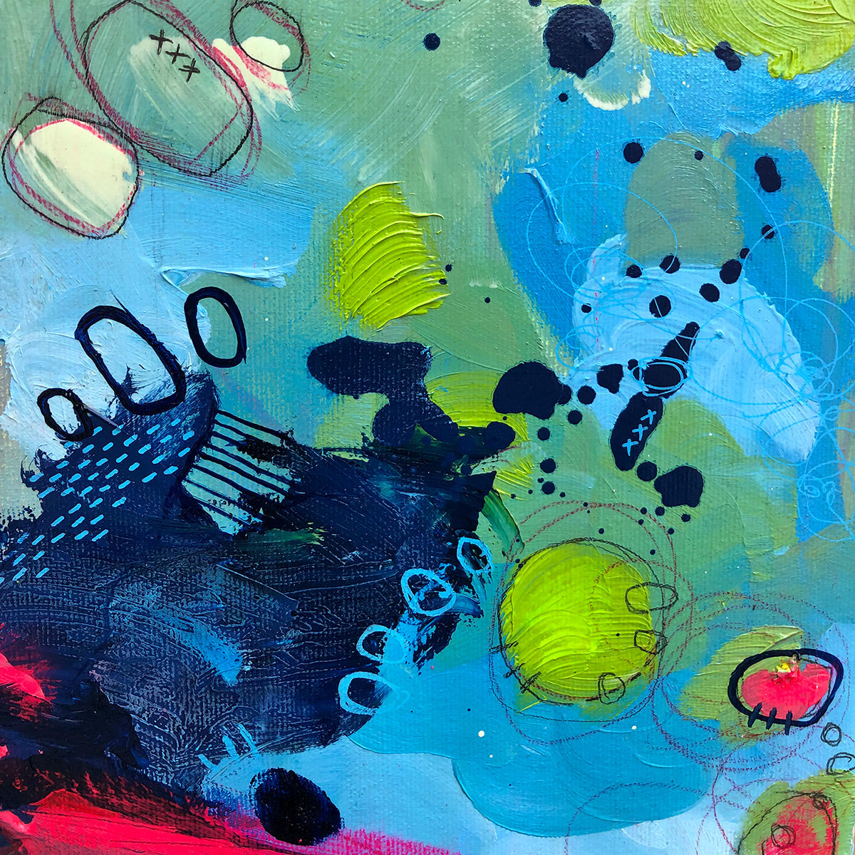 Sea Shimmer, 8x48"