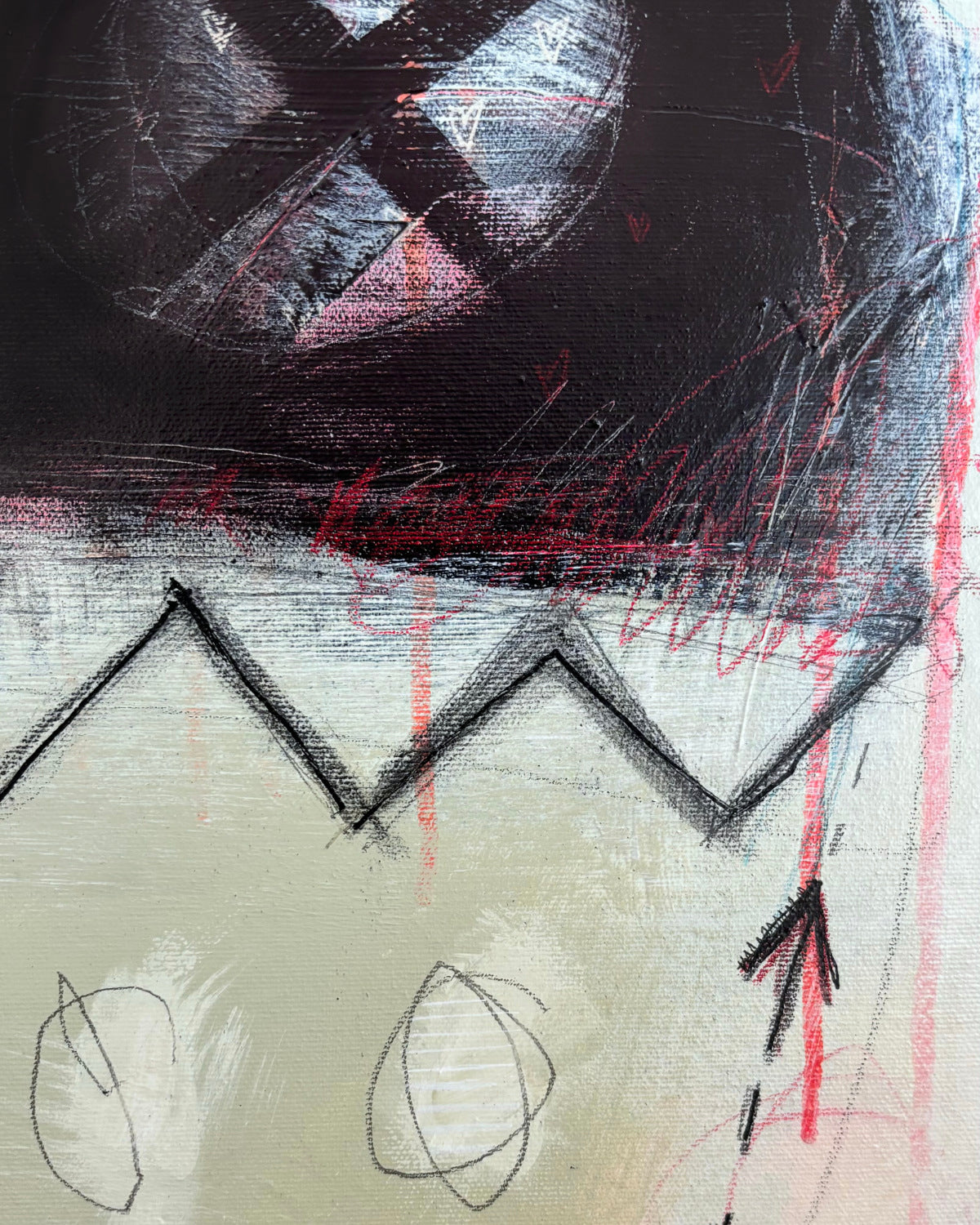 Spark of Trouble, 40x40"