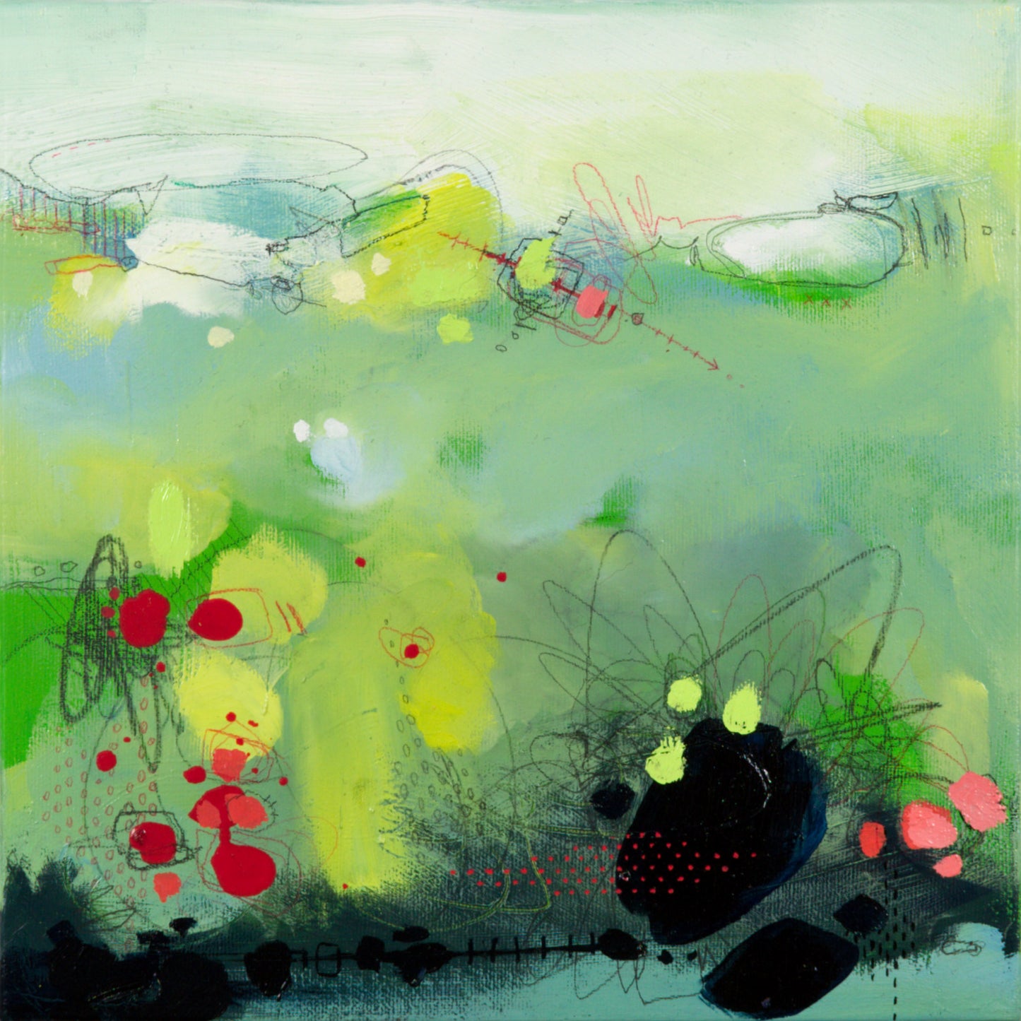 Stroke of luck 2, 10x10"