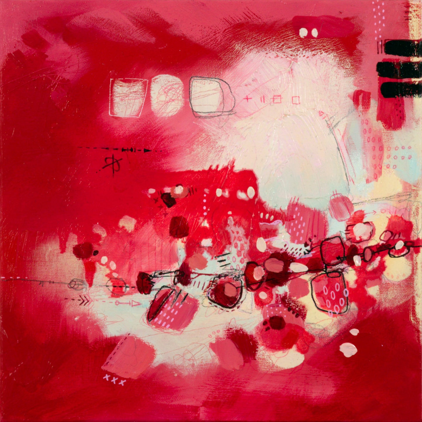 Stroke of luck 8, 10x10"