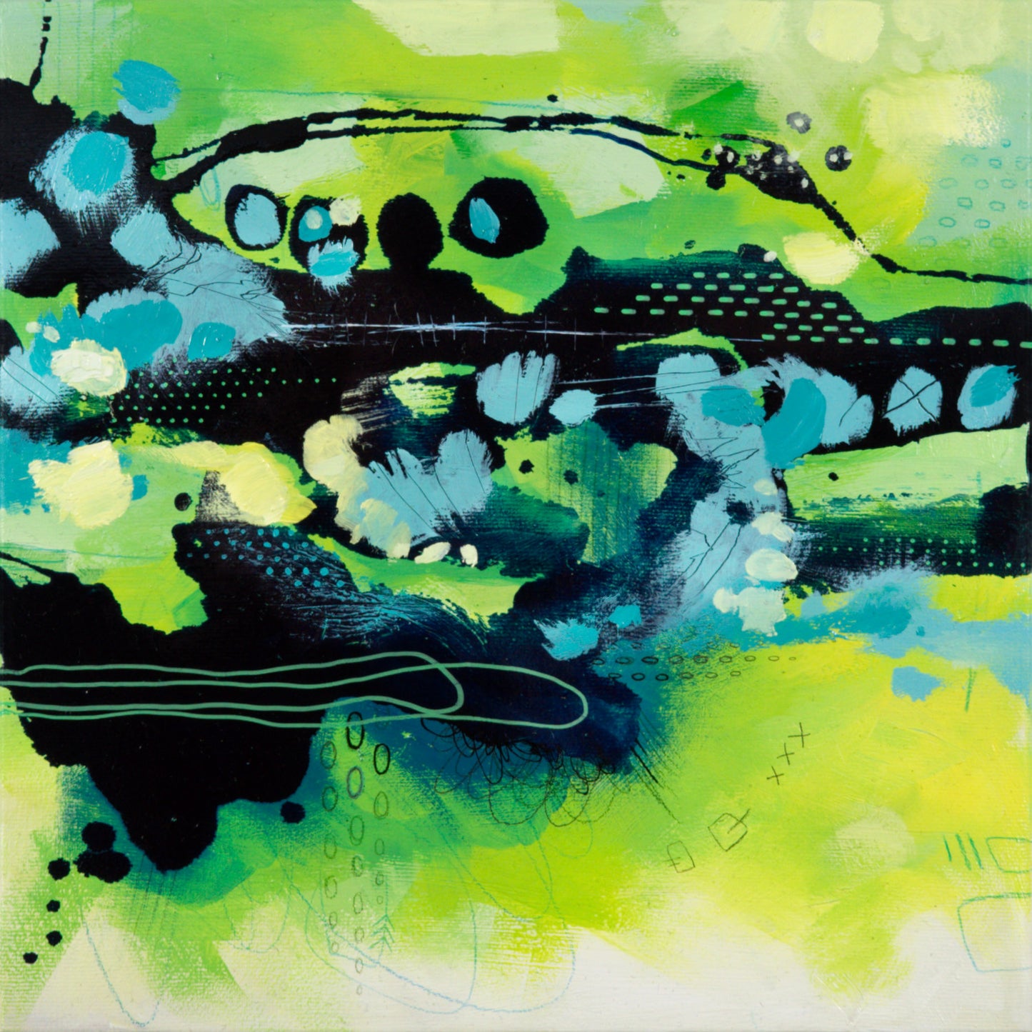Stroke of luck 19, 10x10"