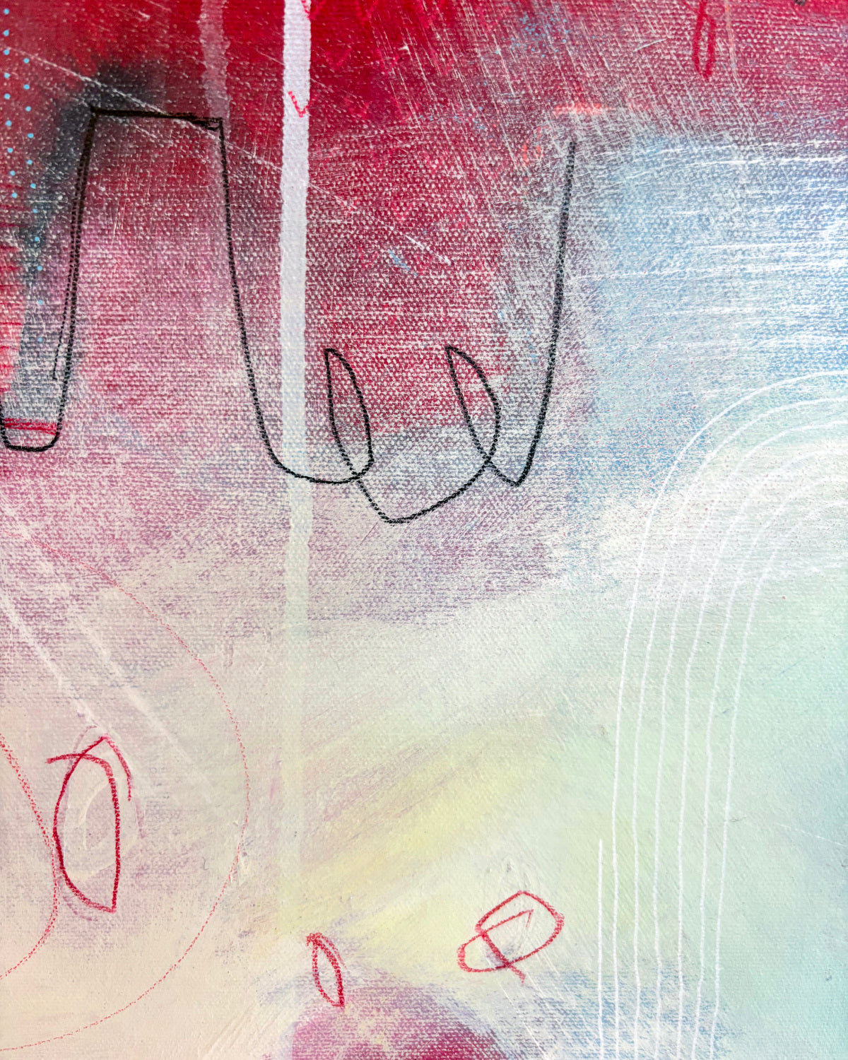 We’re all mad here, 40x48"