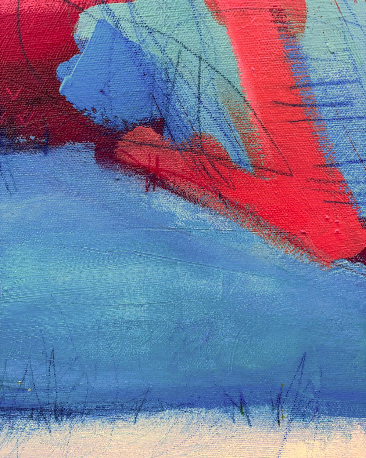 Whale Hello!, 30x30"