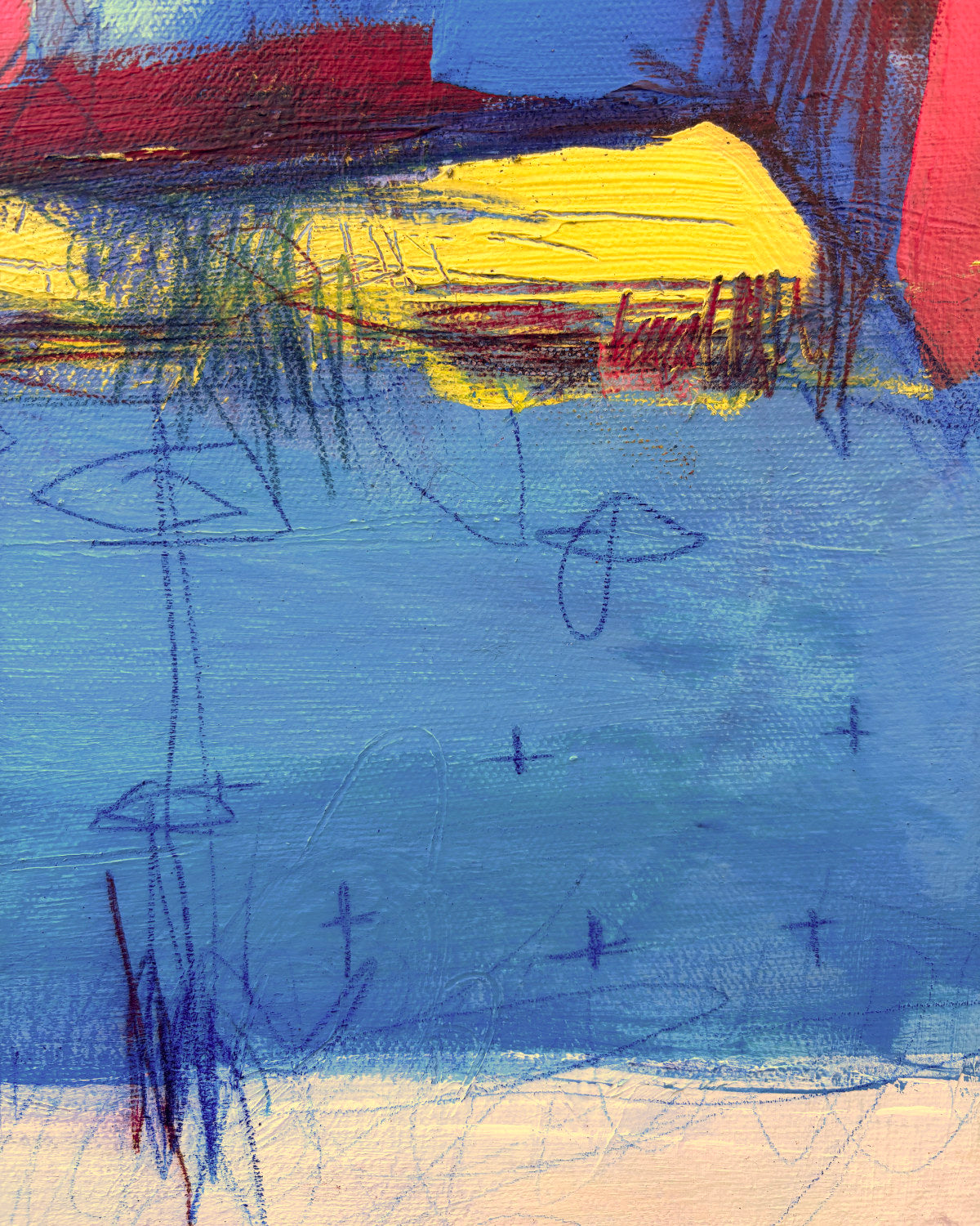 Whale Hello!, 30x30"