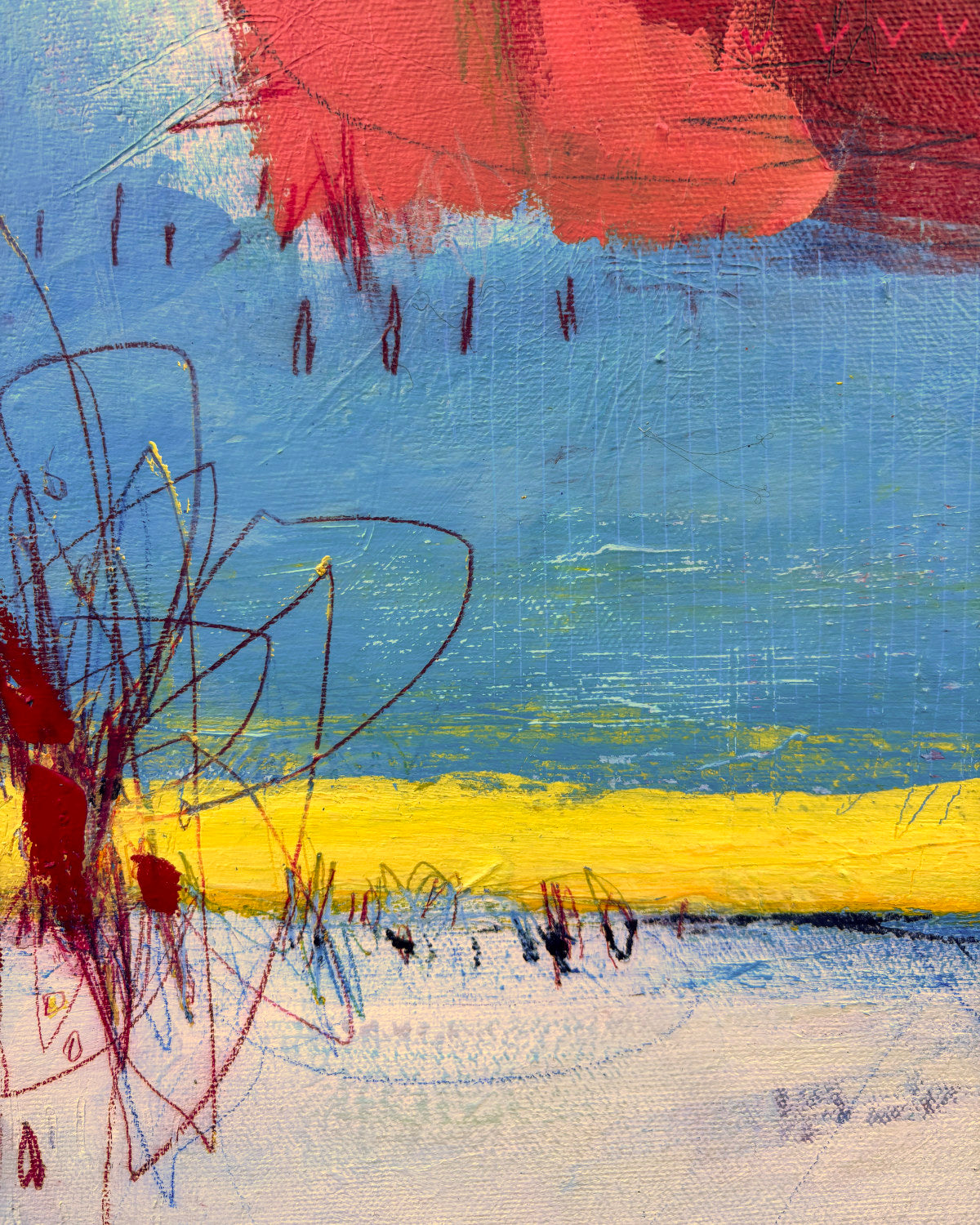 Whale Hello!, 30x30"
