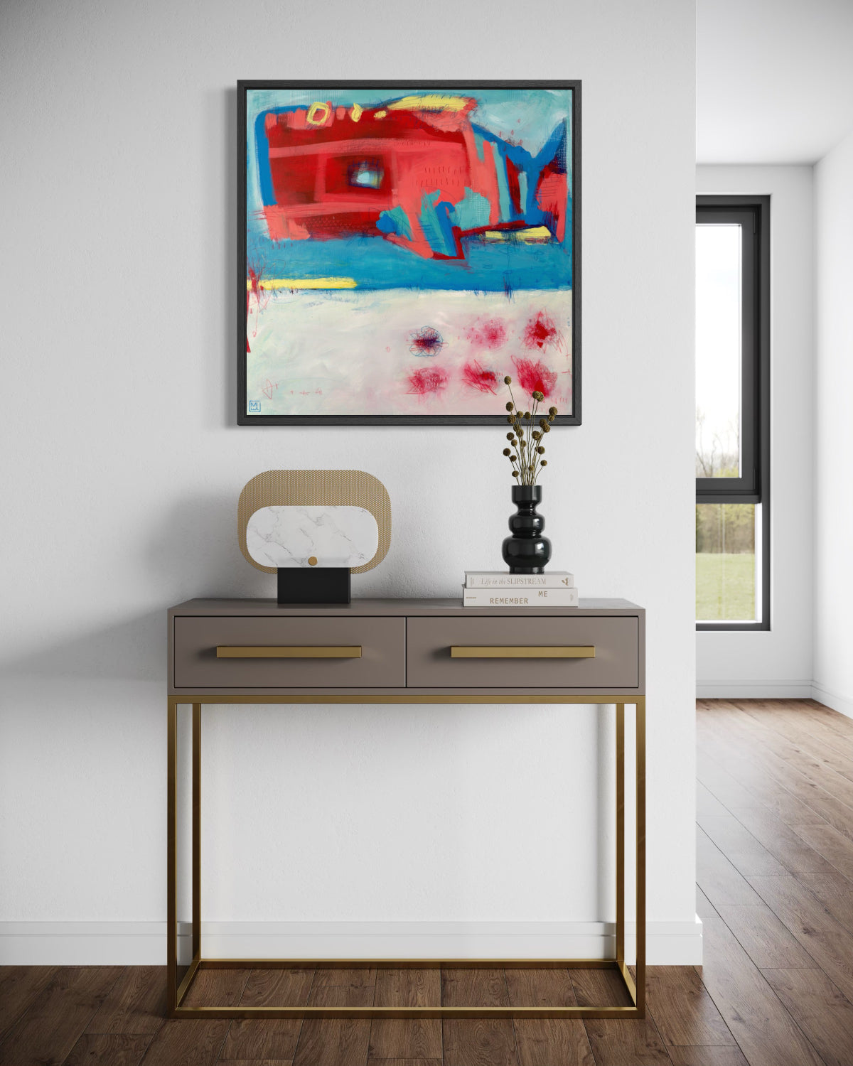 Whale Hello!, 30x30"
